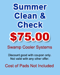 Swamp Coolers Summer Clean & Check 